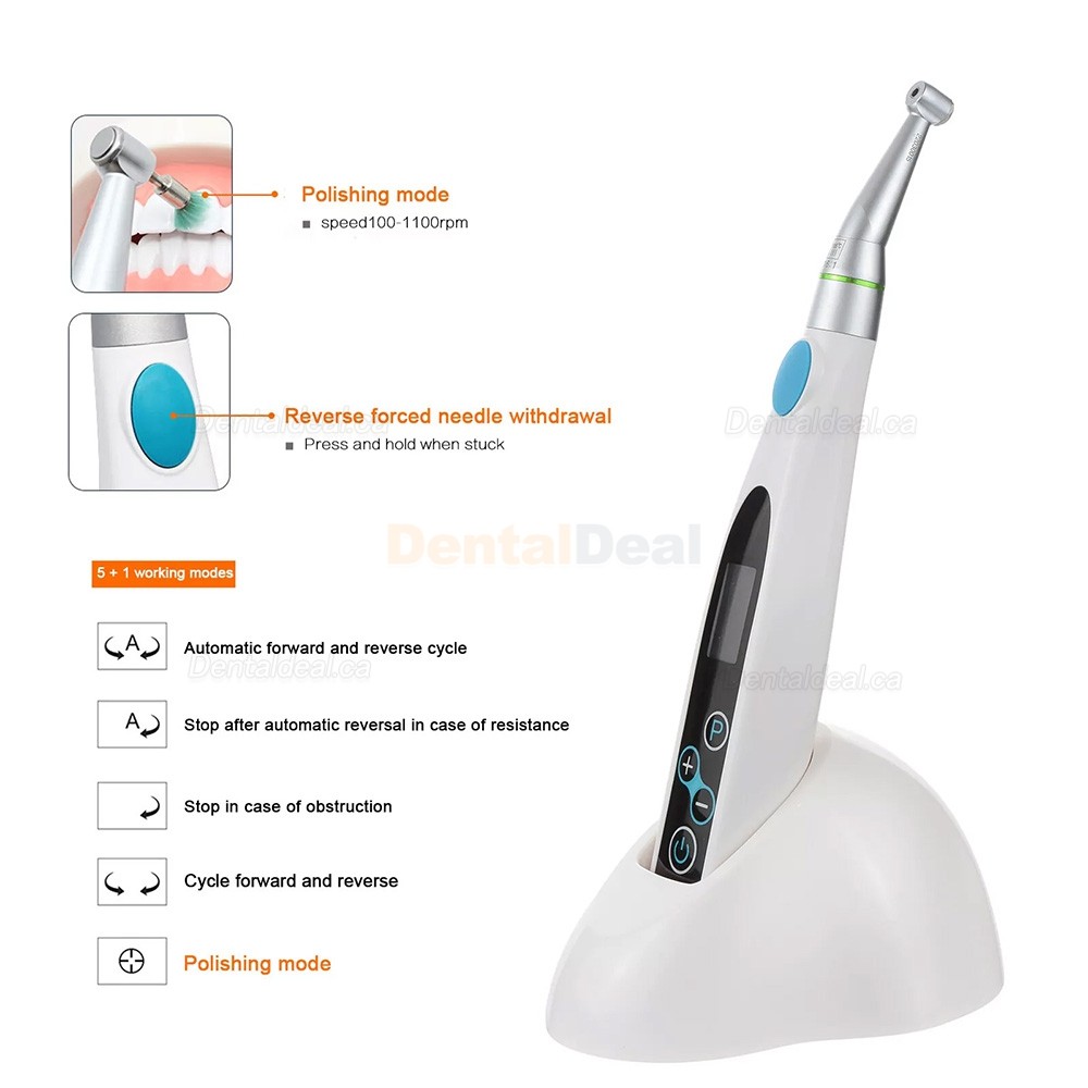 LY-M680 Dental 16:1 Wireless Endodontic Motor Handpiece + 6Pcs Endo Files